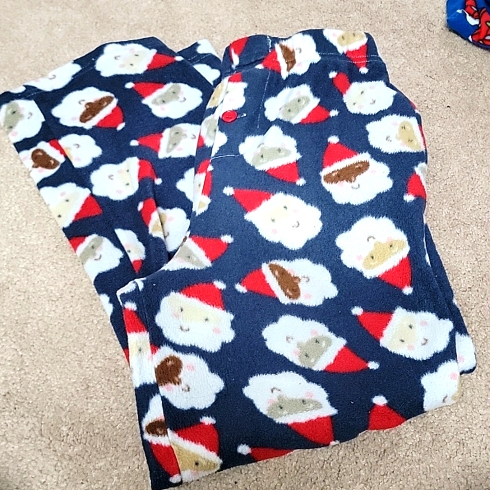 Santa PJ Bottoms - Size Boys M